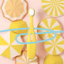 Ultrajemný dětský kartáček Nanosmile Kids Yellow