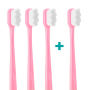 3+1 Ultrasoft Zahnbürste Nanosmile Pink