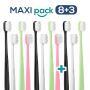 MAXI PACK Nanosmile Multicolor Zahnbürsten