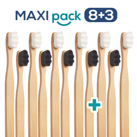 MAXI PACK 8+3 Nanosmile Eco Black White