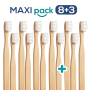 MAXI PACK 8+3 Nanosmile Eco White kartáčky