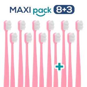 MAXI PACK Nanosmile Pink Zahnbürsten