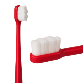 Ultrasoft zubní kartáček Nanosmile Red
